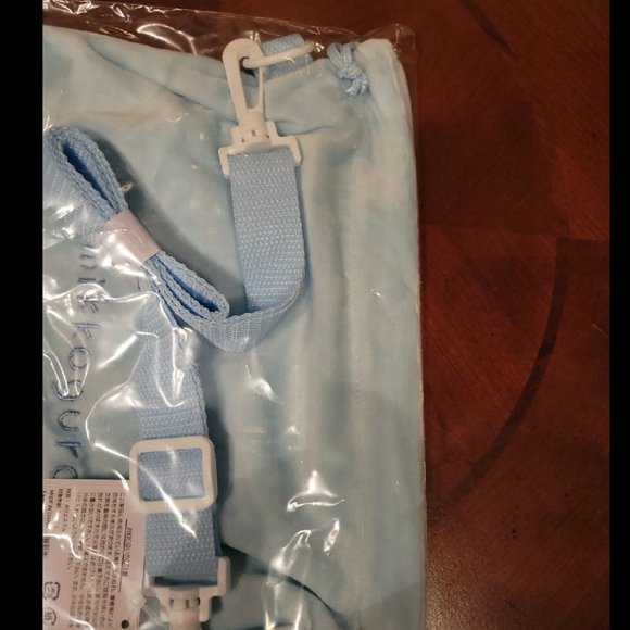 San-x Sumikko gurashi Large Plush Pouch Drawstring Pouch Lizard Crossbody Bag - Picture 12 of 14